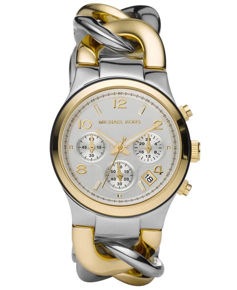 michael kors uhr damen 6727|Michael Kors Runway Steel Two.